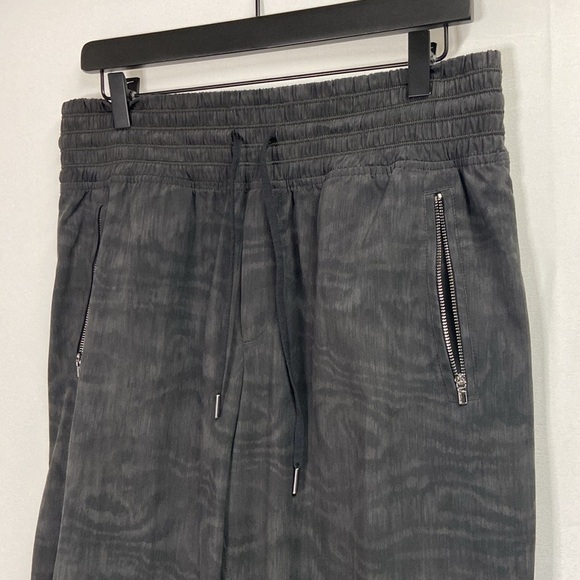 Athleta Camden Printed Jogger Pants Black Moire Size 10 - Picture 5 of 9